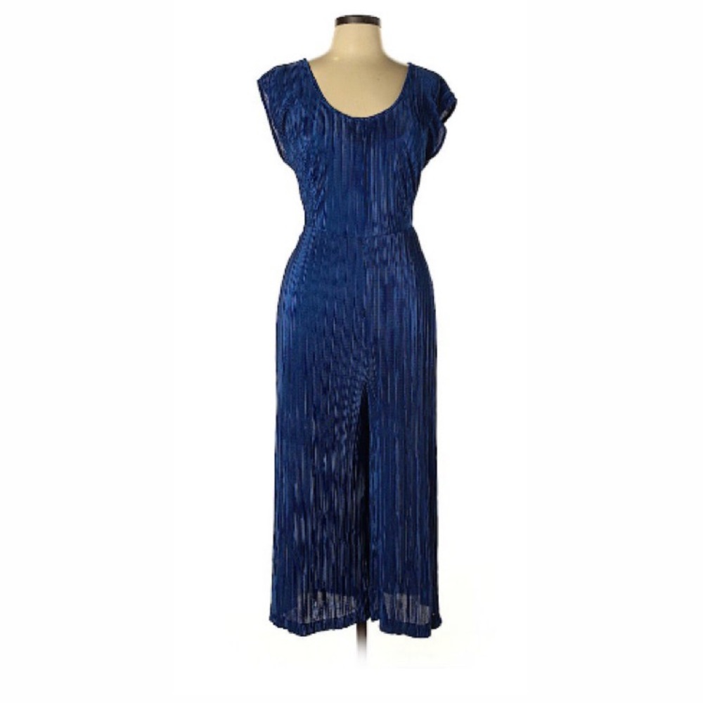 Maeve Blue Jumpsuit from Anthropologie